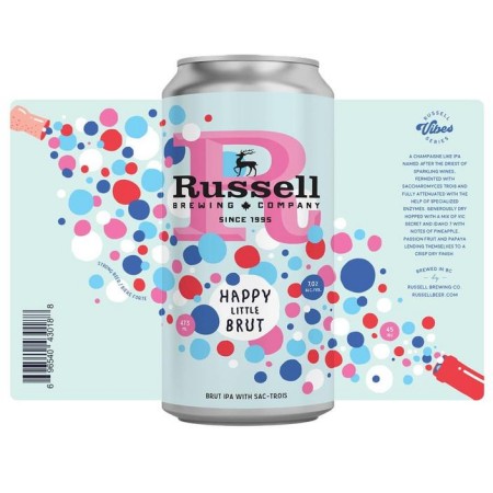 Russell Brewing Releases Happy Little Brut IPA