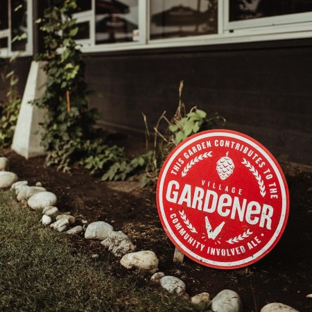 Village Brewery Holding Communty Brewday for 2019 Edition of Village Gardener