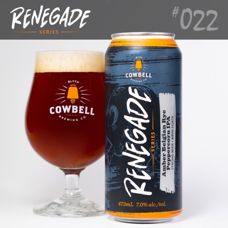 Cowbell Brewing Renegade Series Continues with Amber Belgian Rye Peppercorn IPA