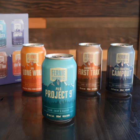 Fernie Brewing Unveils New Packaging for Full Brand Portfolio