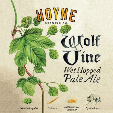 Hoyne Brewing Releases 2018 Edition of Wolf Vine Wet Hopped Pale Ale