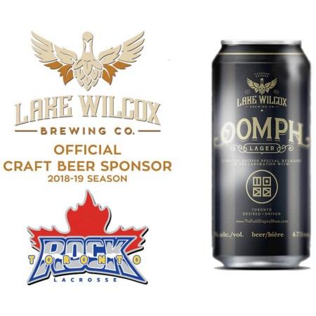 Lake Wilcox Brewing Named Official Beer Sponsor of Toronto Rock Lacrosse