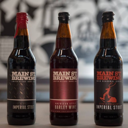 Main Street Brewing Releases Barley Wine and Pair of Imperial Stouts