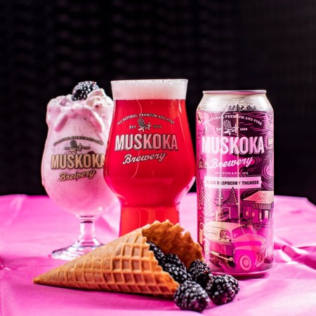 Muskoka Brewery & Kawartha Dairy Releasing Black Raspberry Thunder Milkshake IPA