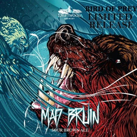 Driftwood Brewery Bird Of Prey Series Continues with Mad Bruin Sour Brown Ale