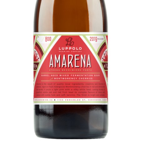 Luppolo Brewing Releasing Amarena Sour Ale