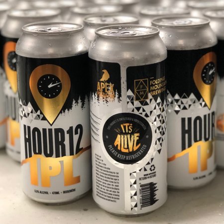 Apex Predator Brewing and Folding Mountain Brewing Release Hour 12 India Pale Lager