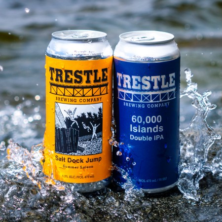 Trestle Brewing Releases Salt Dock Jump Summer Saison and 60,000 Islands Double IPA