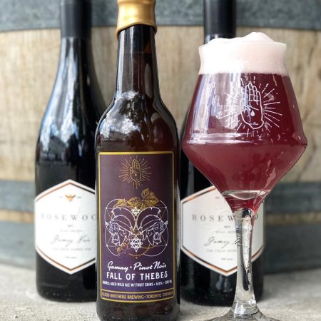 Blood Brothers Brewing Releases Gamay & Pinot Noir Fall of Thebes Wild Ale
