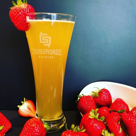 CrossRoads Brewing Releases Strawberry Wheat Ale