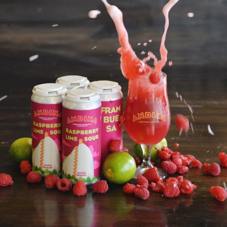 Andina Brewing Releases Frambuesa Raspberry Lime Sour and Brumosa Hazy IPA