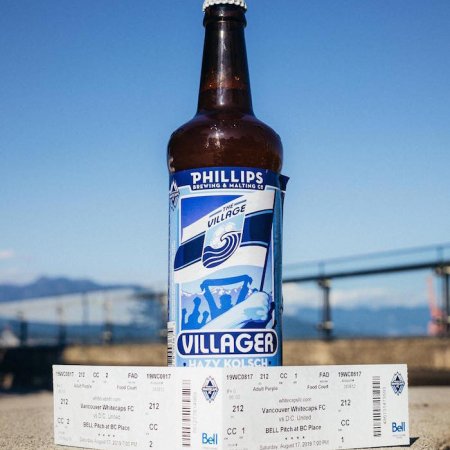 Phillips Brewing and Vancouver Whitecaps FC Release The Villager Hazy Kolsch