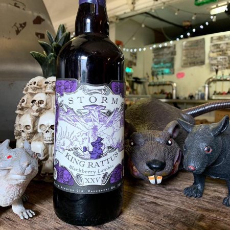 Storm Brewing Marks 25th Anniversary with King Rattus XXV Blackberry Lambic
