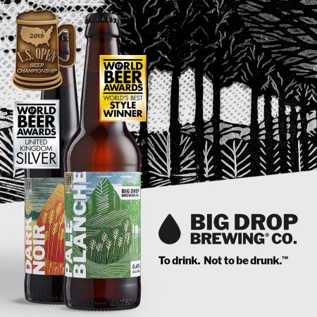 Big Drop Brewing Non-Alcoholic Beers Now Available in Ontario