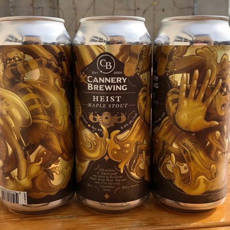 Cannery Brewing Heist Maple Stout Returns with New Packaging