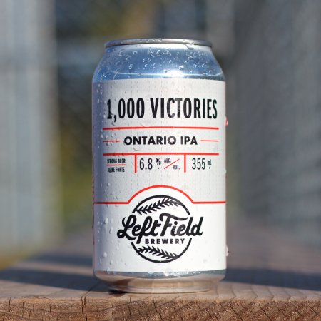 Left Field Brewery and Dominion City Brewing Release 1,000 Victories Ontario IPA