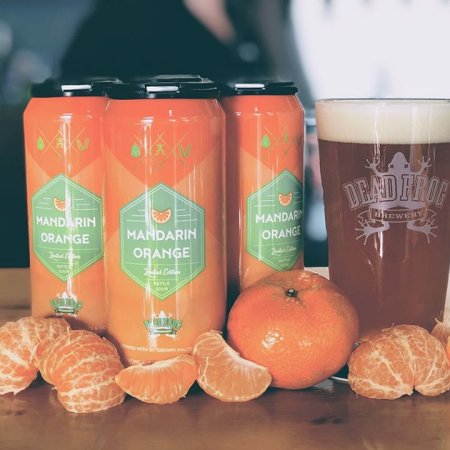 Dead Frog Brewery Releasing Mandarin Orange Kettle Sour and Uber Nutter Imperial Nut Brown Ale