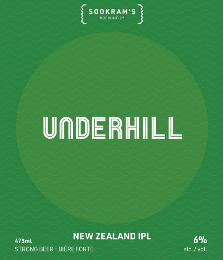 Sookram’s Brewing Releasing Underhill New Zealand IPL