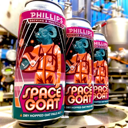 Phillips Brewing Space Goat Dry Hopped Oat Pale Ale Returns