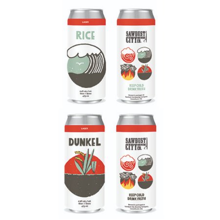 Sawdust City Brewing Launches Element Lager Series with Rice Lager and Dunkel Lager