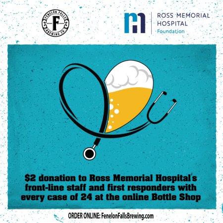 Fenelon Falls Brewing Raising Funds for Ross Memorial Hospital