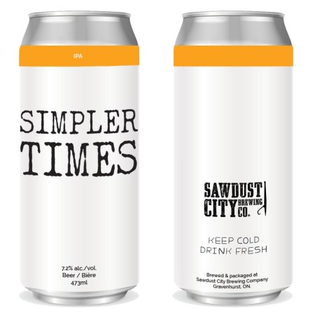 Sawdust City Brewing Releases Simpler Times IPA