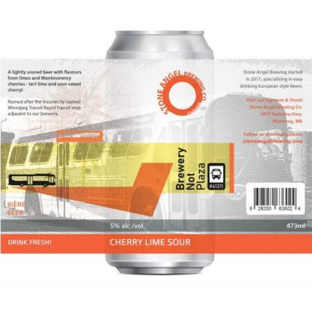 Stone Angel Brewing Releases Brewery Not Plaza Cherry Lime Sour