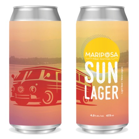 Sawdust City Brewing and Mariposa Folk Festival Release Mariposa Sun Lager