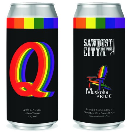 Sawdust City Brewing Releasing Q Beer Amber Lager for Muskoka Pride