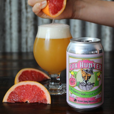 Muddy York Brewing Releases Fox Hunter Dry-Hopped Sour with Pink Grapefruit