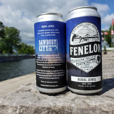 Fenelon Falls Brewing and Sawdust City Brewing Release Rural Jewel Belgian Wheat Beer