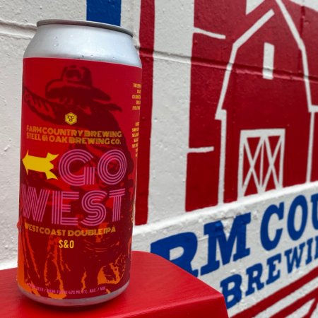 Farm Country Brewing and Steel & Oak Brewing Release Go West DIPA
