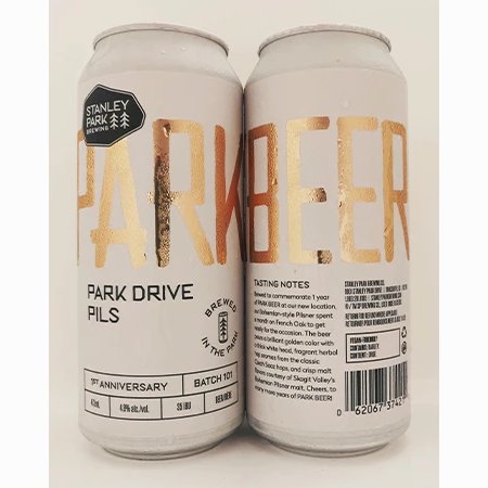 Stanley Park Brewing Launches Park Beer Series with Park Drive Pils