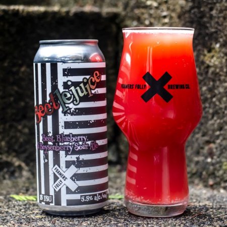 Foamers’ Folly Brewing Releases Beetlejuice Beet, Boysenberry & Blueberry Sour Ale