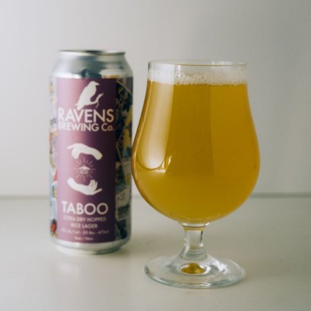Ravens Brewing Releases Taboo Citra Dry Hopped Rice Lager