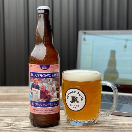 Refined Fool Brewing Tiny Batch Series Continues with Electronic Mail Belgian White Ale