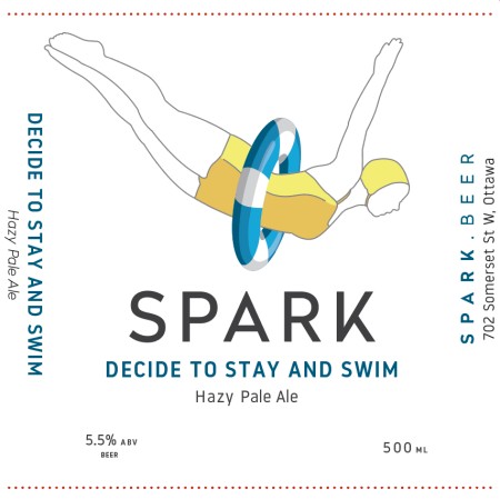 Spark Beer Releasing Decide to Stay and Swim Pale Ale