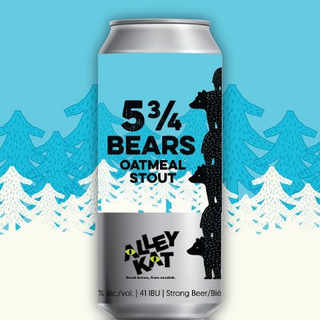 Alley Kat Brewing Brings Back 5 3/4 Bears Oatmeal Stout