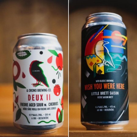 2 Crows Brewing Releases Collaborations with Orono Brewing and Block Three Brewing