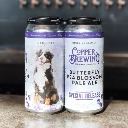 Copper Brewing Releases Butterfly Pea Blossom Pale Ale for International Women’s Day