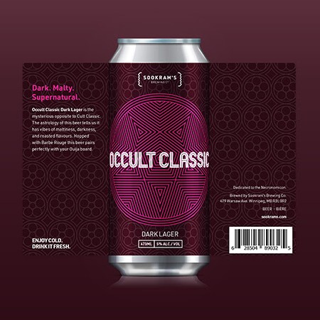 Sookram’s Brewing Releases Occult Classic Dark Lager