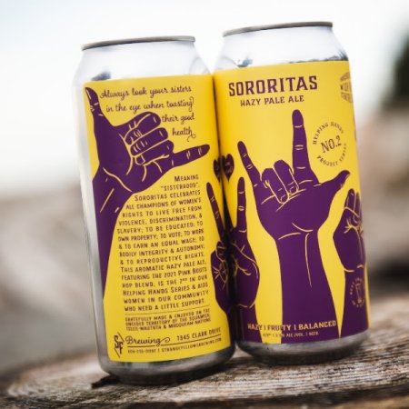 Strange Fellows Brewing Helping Hands Series Continues with Sororitas Hazy Pale Ale