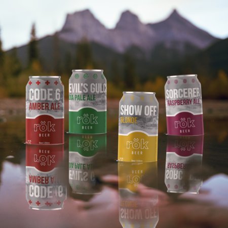 rök Glacier Water Launches rök Beer Line