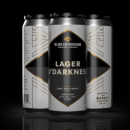 Blind Enthusiasm Brewing Releases Lager O’Darkness