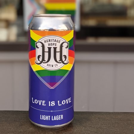 Heritage Hops Brew Co. Releases Love is Love Light Lager for PFLAG Canada