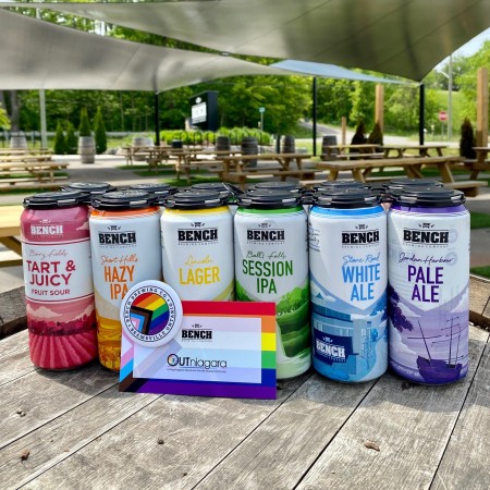 Bench Brewing Releases Pride Pack for OUT Niagara