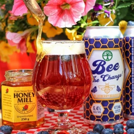 Garrison Brewing and Ecology Action Centre Release Bee the Change Blueberry Braggot
