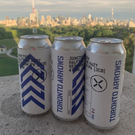 Junction Craft Brewery and Toronto Arrows Rugby Club Release Halftime Hazy Session IPA