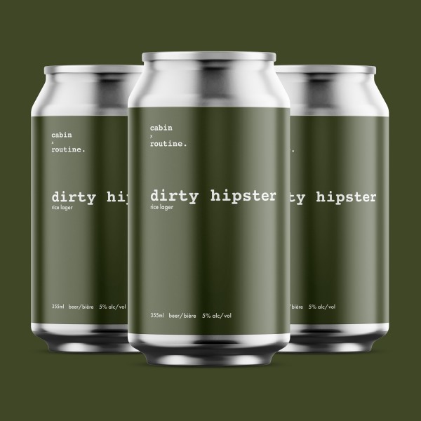 Cabin Brewing and Routine Olfactory Lab Bring Back Dirty Hipster Rice Lager