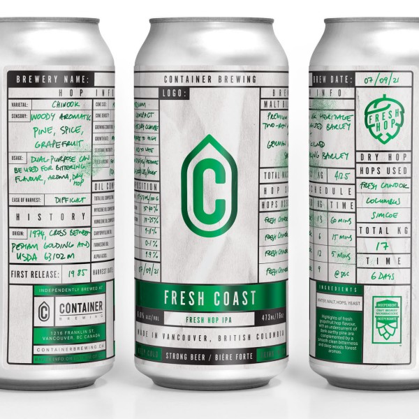 Container Brewing Releases Fresh Coast Fresh Hop IPA
